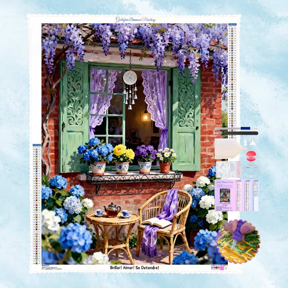 Broderie Diamant Après-midi Chaud - Kit Complet (Diamond P)inting