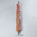 Stylet de peinture au diamant fait main rose doré avec deux embouts