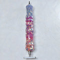 Stylet de peinture au diamant fait main violet Galaxy avec deux embouts