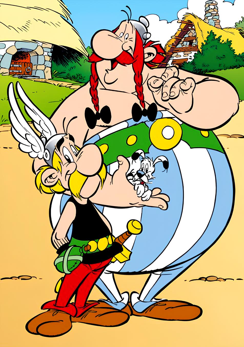 Broderie Diamant Asterix  Image originale (Gulufun Diamond Painting)