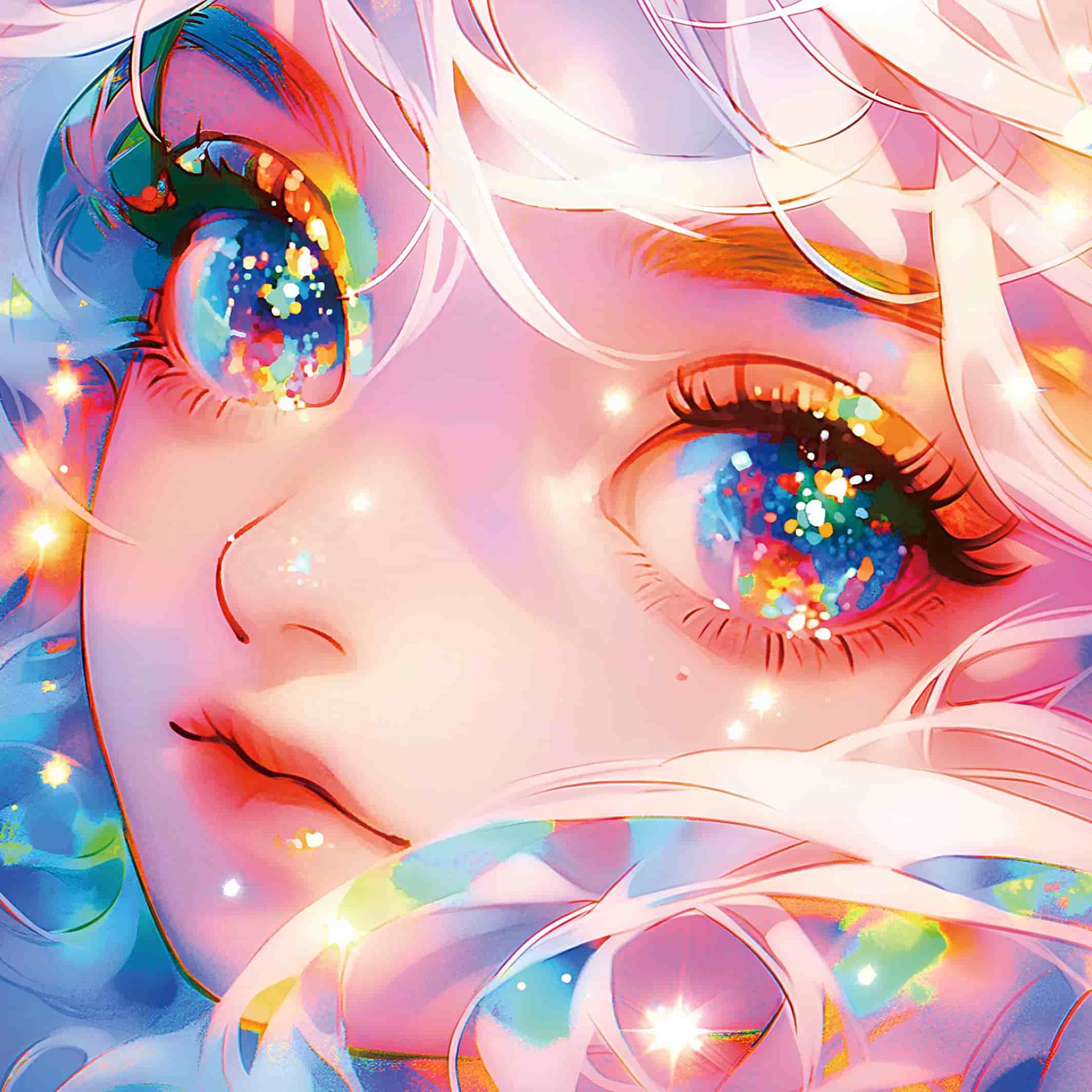 Broderie Diamant Fille des Étoiles image originale (Gulufun Diamond Painting)