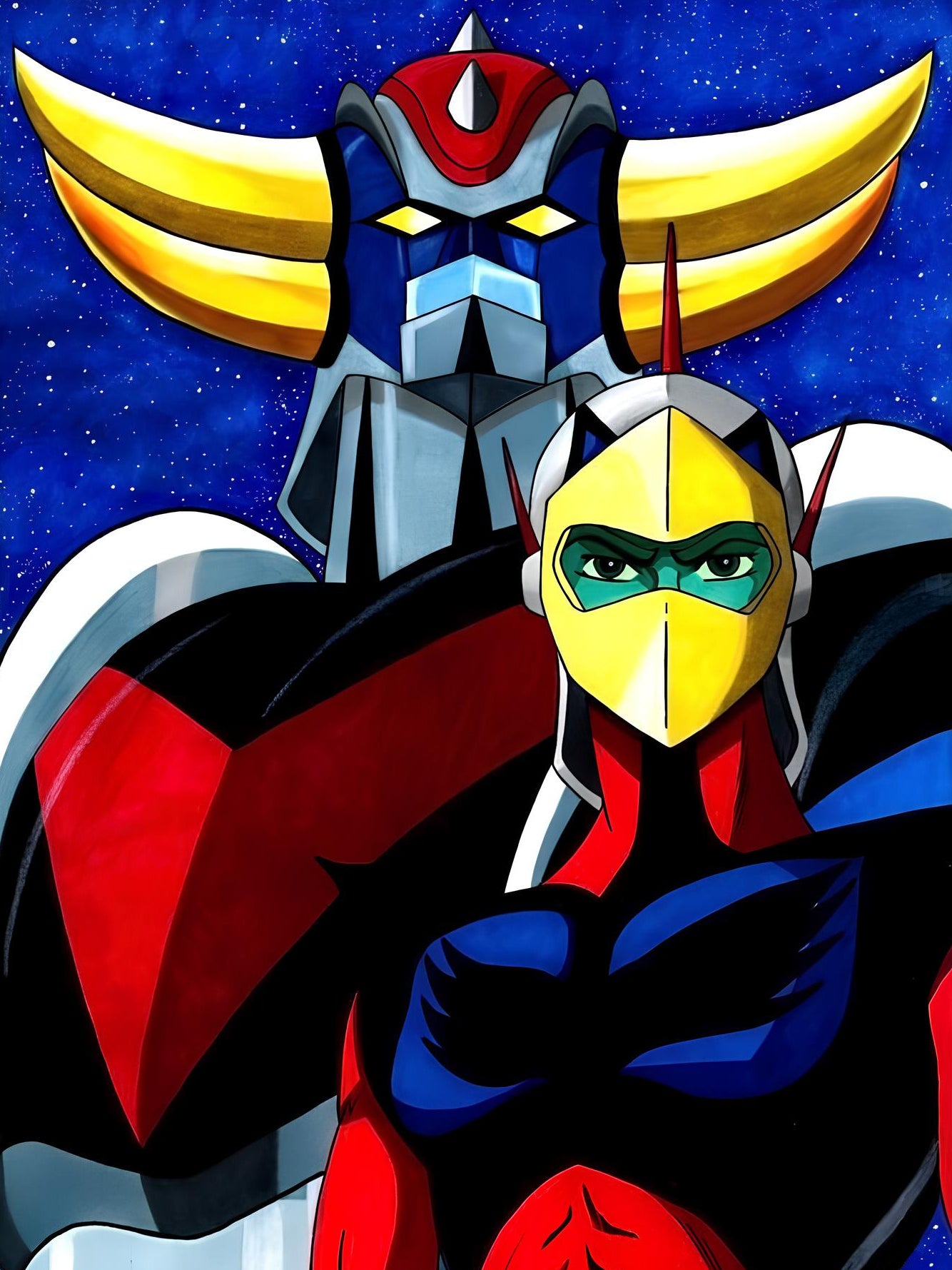 Broderie Diamant Goldorak image originale (Gulufun Diamond Painting)