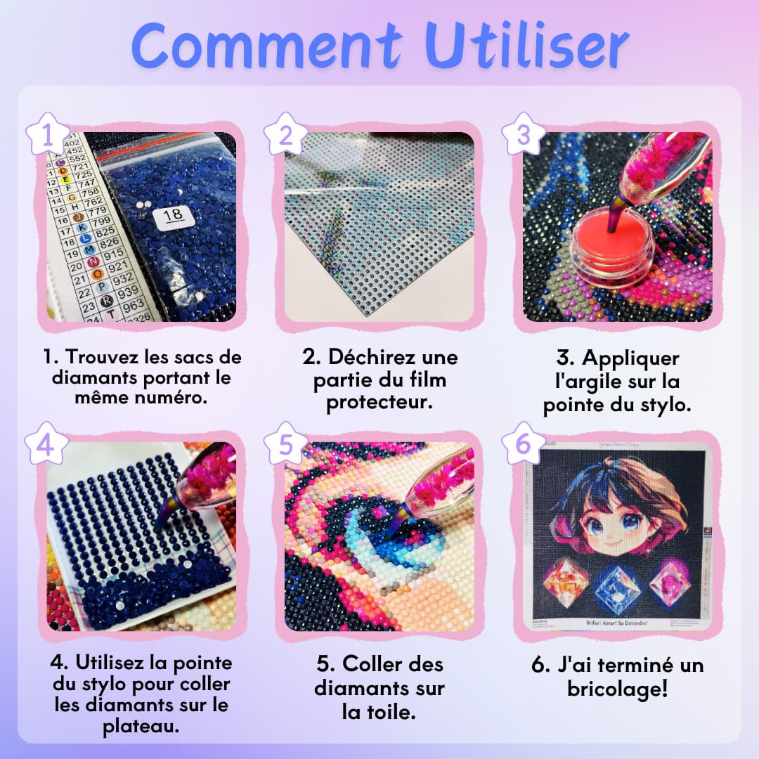 Tuto Facile : Comment faire une Broderie Diamant en 6 Étapes