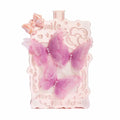 Plateau en résine papillon rose avec couvercle aimanté sécurisé.