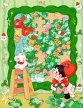 Illustration d'une petite fille complétant un puzzle géant de sapin de Noël.

Titre SEO: Le Puzzle de Noël | Gulufun
